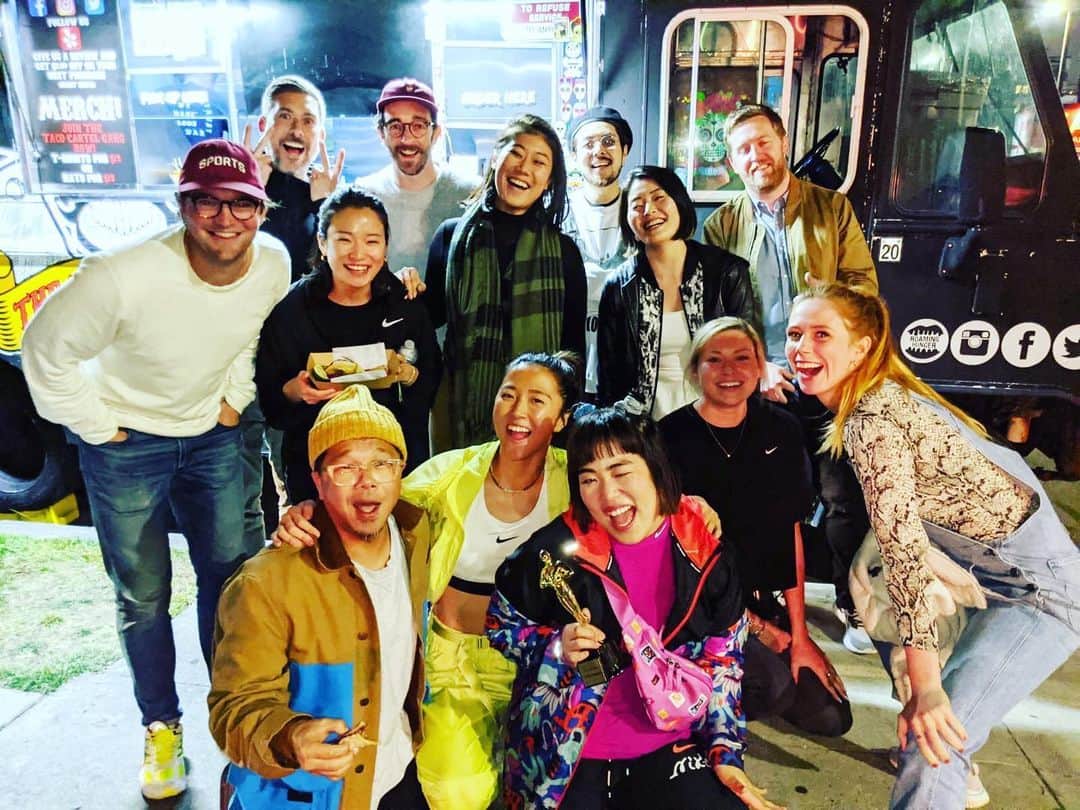 大儀見優季のインスタグラム：「CREW 🌮❤️ #nikefamily #niketokyo #nikeglobal #nike #nikeathlete #justsmile」