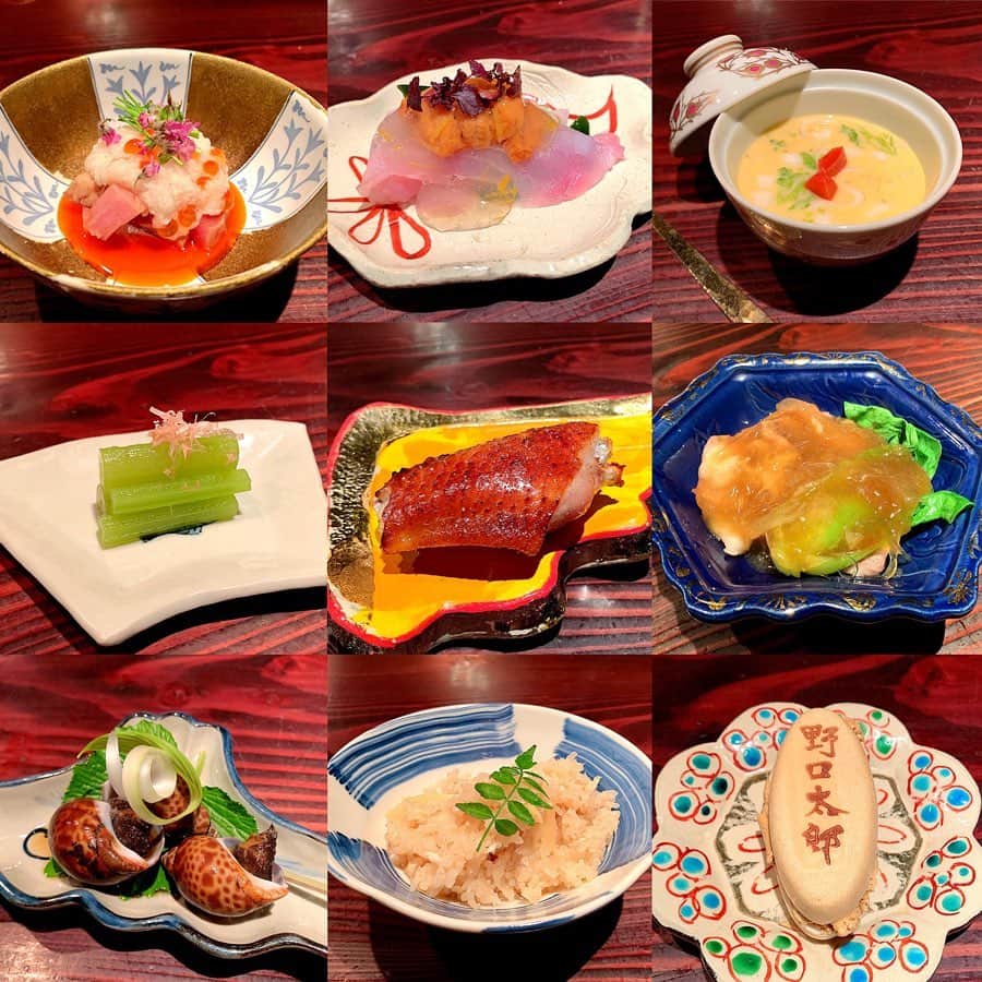 百合華さんのインスタグラム写真 - (百合華Instagram)「大阪北新地にあるミシュラン一つ星の創作割烹『野口太郎』にて、唯一無二な贅沢の極みディナータイム🎶﻿ ﻿ 実は、２月の逸品食材としてお師匠様の狩猟チーム『一網打尽』の特上猪肉の受注を承っておりました🐗💕 ﻿ ﻿ 美山の自然の恵みを沢山の方々に召し上がっていただく事が出来て感謝感激雨霰✨﻿ ﻿ この度は『美山猪』を素敵なコース料理のお仲間に加えてくださり誠にありがとうございました🥰﻿ ﻿ 繊細かつキメの細やかな割烹料理と火入れの魔術師による炭火料理に舌鼓を鳴らしながら、猟師としても美食家としてもこの上ない幸せを感じられる特別なディナータイムで御座いました❤️ ﻿ ﻿ #japan﻿ #日本﻿ #osaka ﻿ #大阪﻿ #北新地﻿ #創作割烹﻿ #野口太郎﻿ #ミシュラン一つ星﻿ #michelinstar ﻿ #michelin1star ﻿ #一網打尽 ﻿ #ジビエ﻿ #ジビエ肉﻿ #猪﻿ #猪肉﻿ #自然の恵み﻿ #割烹料理﻿ #炭火料理﻿ #火入れ﻿ #魔術師﻿ #舌鼓﻿ #猟師﻿ #美食﻿ #美食家﻿ #この上ない幸せ ﻿ #ディナータイム﻿ #dinner﻿ #贅沢の極み﻿ #繊細﻿ #キメ細やか﻿」3月19日 10時21分 - yurika.lovelily