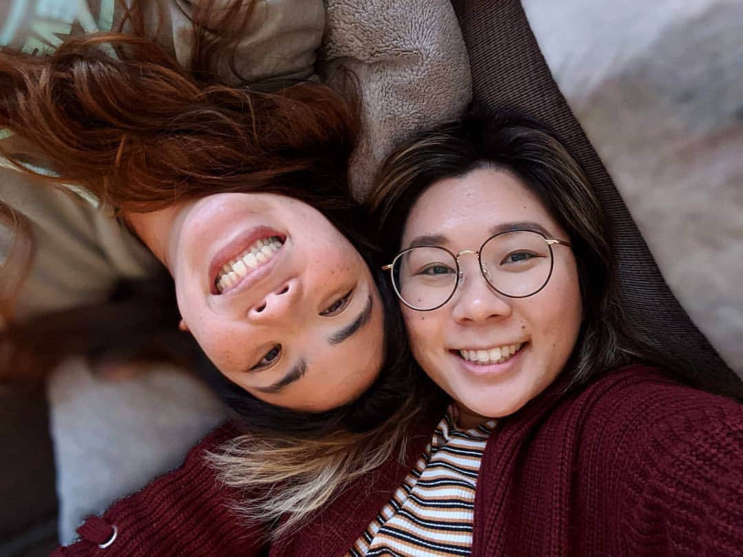 ベアトリサ・リャンのインスタグラム：「Before this was too dangerous. Miss you @dianajk ❤️」