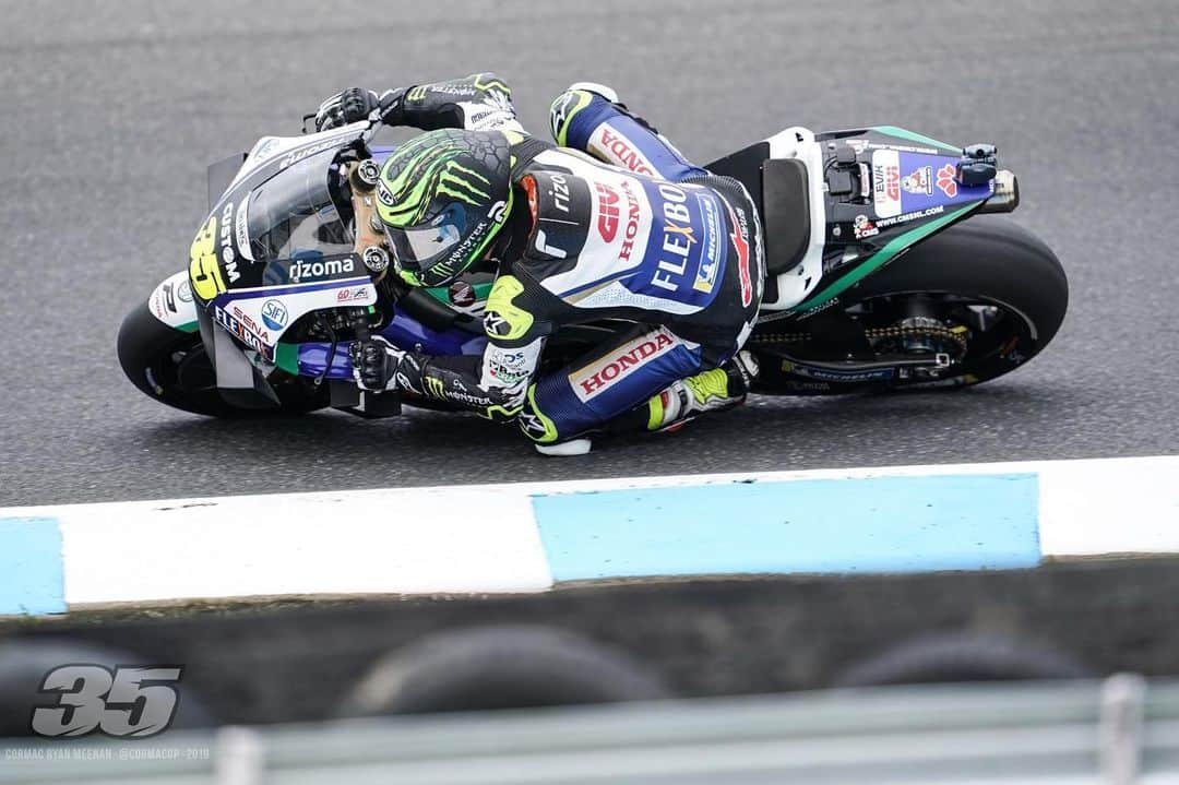 カル・クラッチローのインスタグラム：「#throwbackthursday Australian GP 2019 ! Hoping to be back to some of this soon with my team @lcr.team @hondaracingcorporation  @monsterenergy @hjchelmets @alpinestars @motogp」