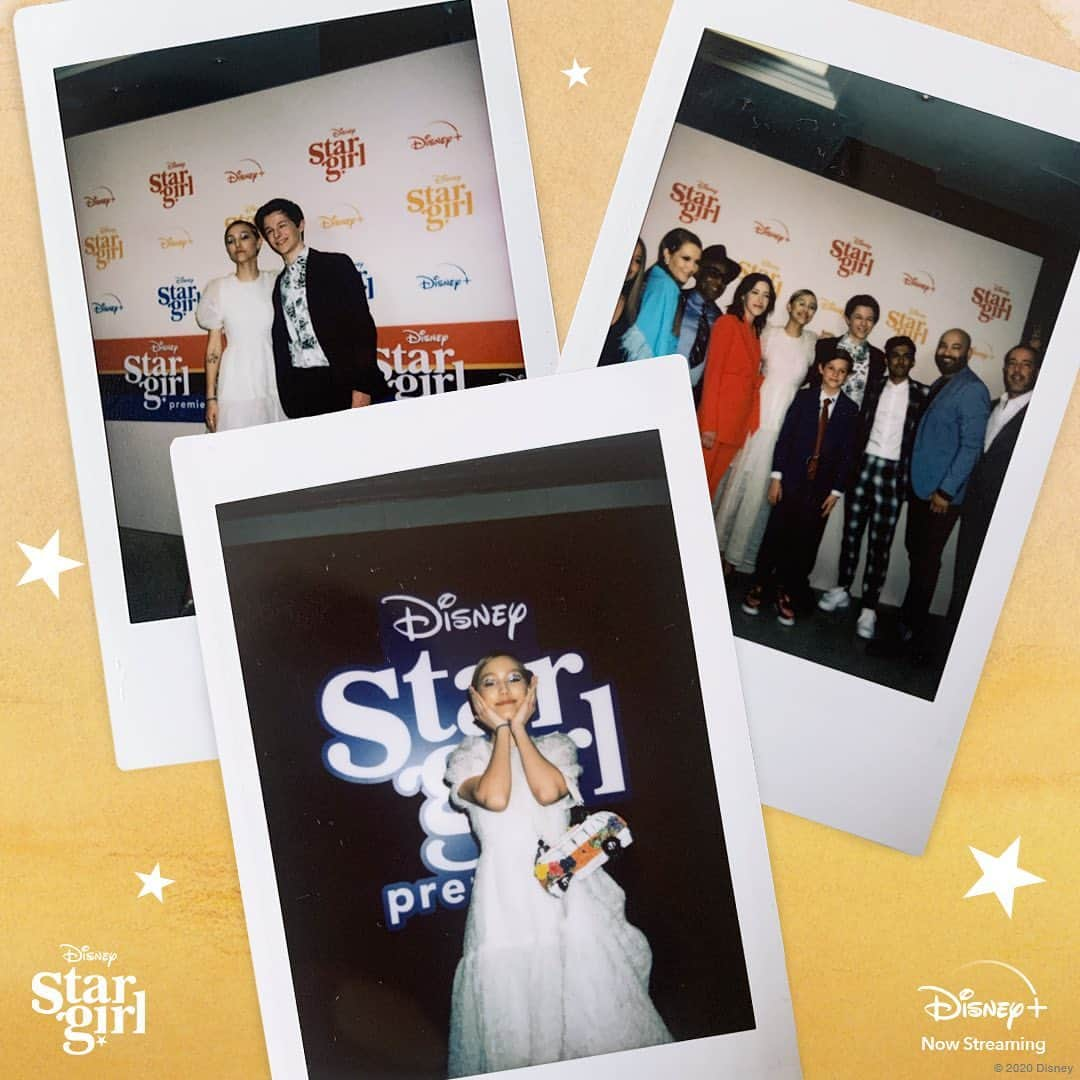 飯端美樹のインスタグラム：「#TBT to a dazzling night on the red carpet ✨ @stargirl is now streaming on #DisneyPlus. #StargirlMovie」