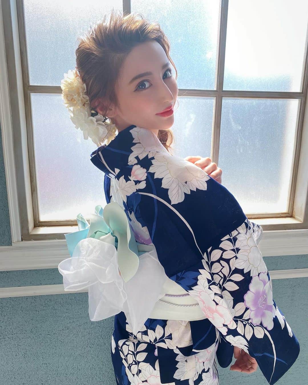 のインスタグラム：「@dress_sugar  大人っぽいゆかた♥️♥️💋 . #浴衣」