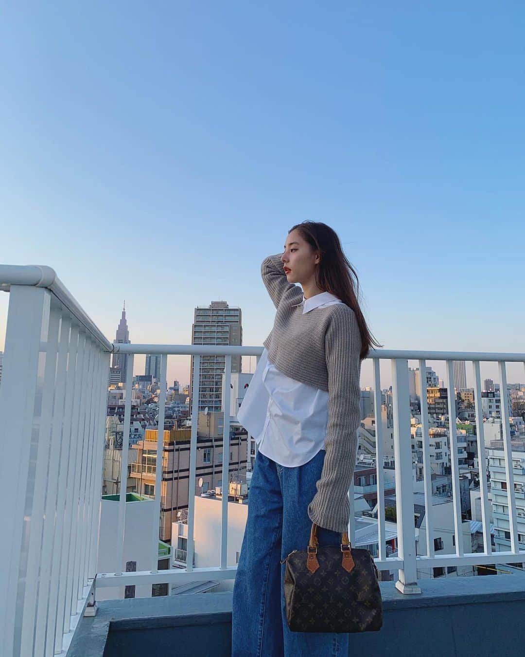 新木優子さんのインスタグラム写真 - (新木優子Instagram)「私服 jacket : @norc.jp (bytheline) knit : @bacca_jp  shirt : @hyke_official  denim : @zara shoes : @evris_official」3月19日 18時36分 - yuuuuukko_