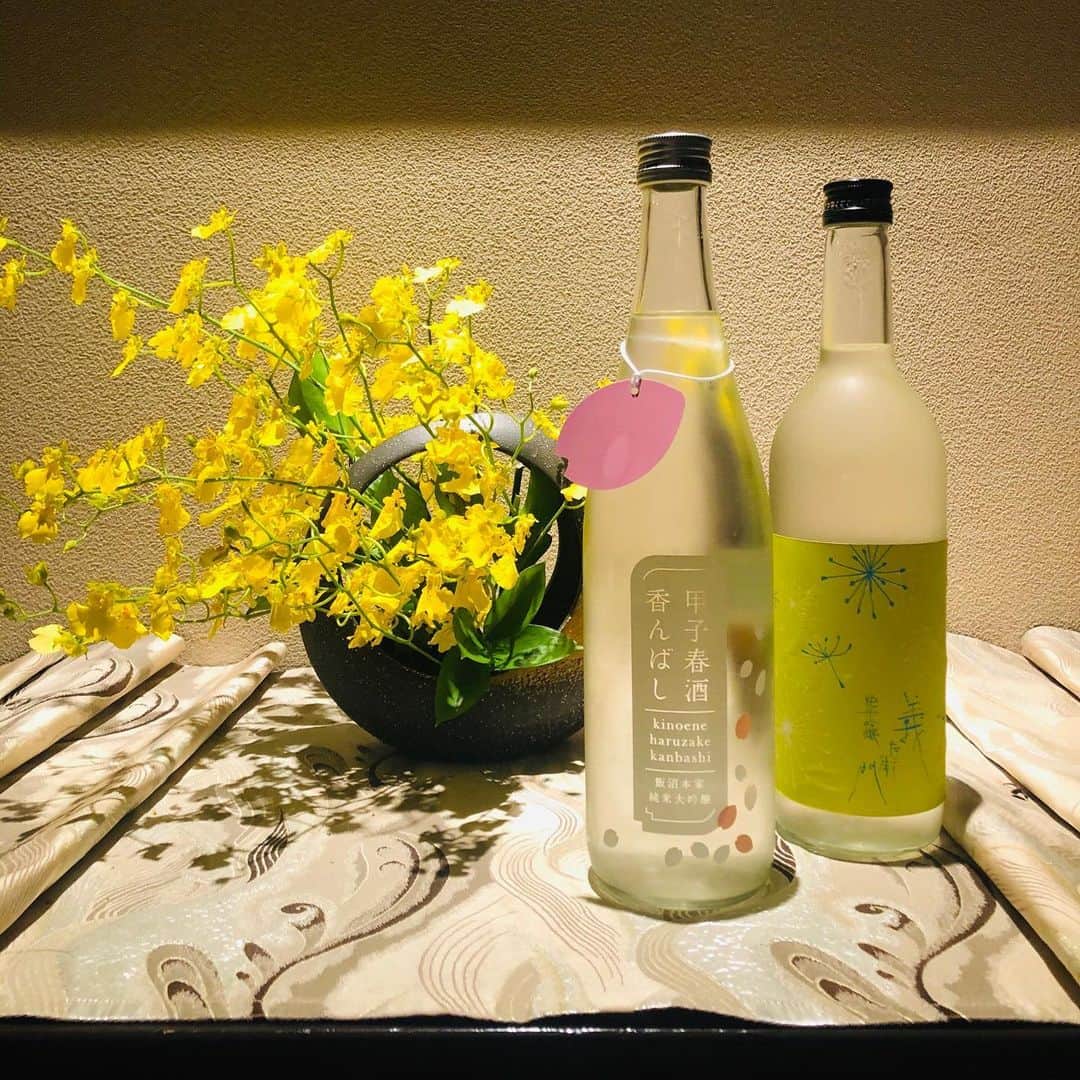横浜ロイヤルパークホテルのインスタグラム：「＼春限定！68F 日本料理「四季亭」の日本酒フェア／  フルーティーな香りとシャンパン🥂のように弾ける舌触りが特徴の純米大吟醸「甲子 春酒香んばし」  山菜との相性が良く、すっきりとした味わいの純米吟醸🍶「春だもん 義左衛門」  どちらも数量限定の販売となります！ぜひこの機会にご賞味ください🌸  #横浜ロイヤルパークホテル #yokohamaroyalparkhotel #横浜 #yokohama #royalparkhoteljp #thepreferredlife #日本酒 #ホテルランチ #ホテルディナー #和食 #和食ランチ #和食ディナー」
