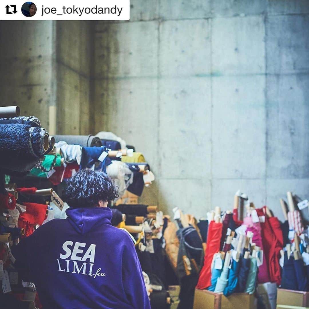 山本里美のインスタグラム：「#Repost @joe_tokyodandy with @get_repost ・・・ I was photographed for ‘LIM feu x WIND AND SEA’ 2020 SS special collab.」