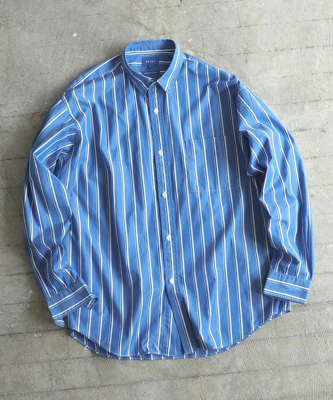 BEAMS MENさんのインスタグラム写真 - (BEAMS MENInstagram)「… BEAMS ORIGINAL Stripe Easy Shirt ・ #beams」3月19日 20時57分 - beams_mens_casual