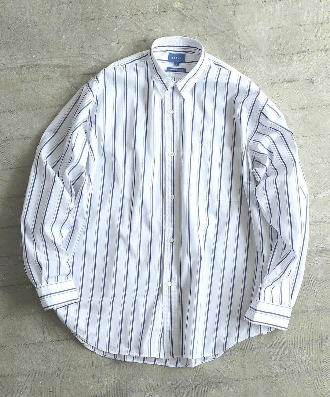 BEAMS MENさんのインスタグラム写真 - (BEAMS MENInstagram)「… BEAMS ORIGINAL Stripe Easy Shirt ・ #beams」3月19日 20時57分 - beams_mens_casual