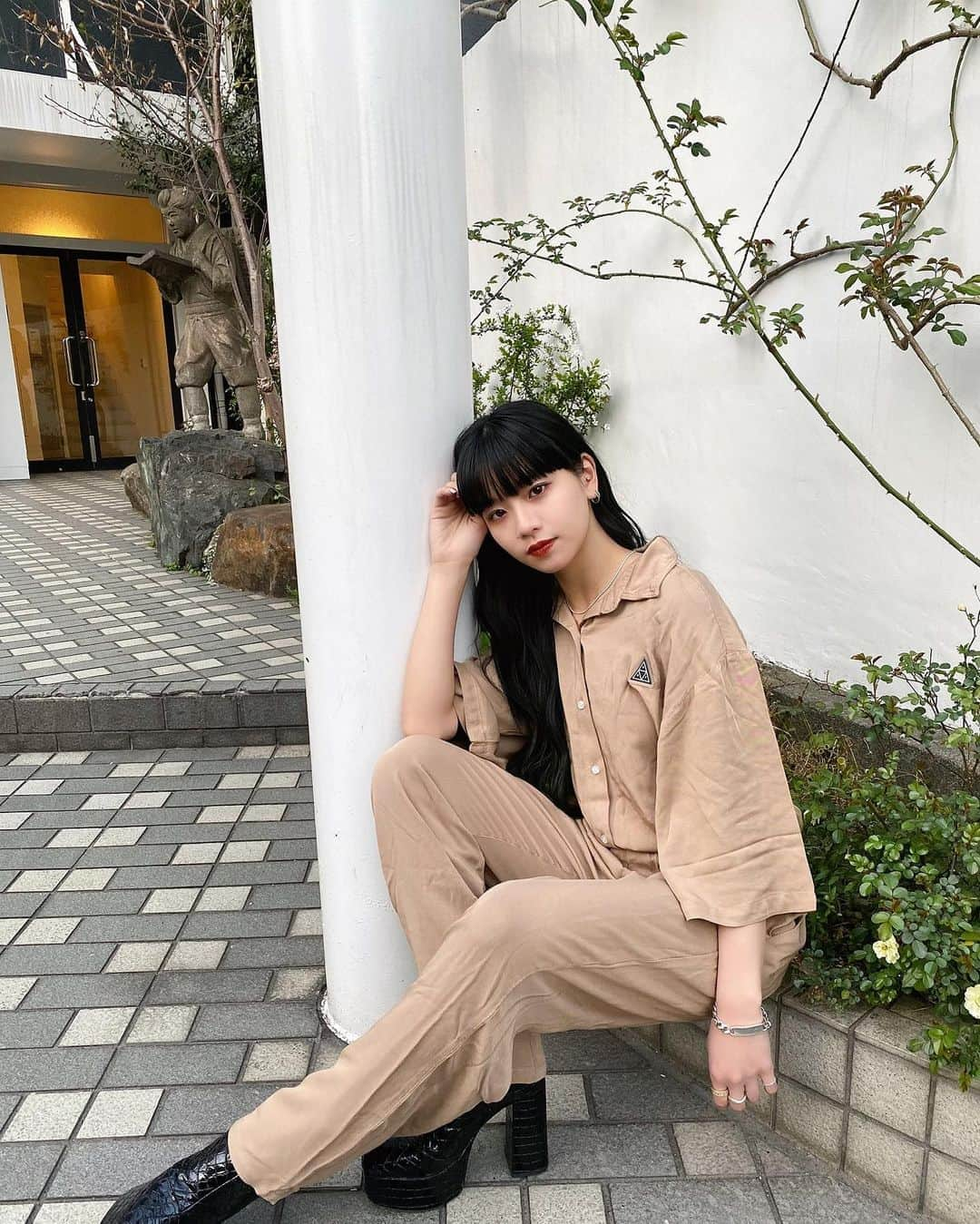 Hinaさんのインスタグラム写真 - (HinaInstagram)「ㅤㅤㅤㅤㅤㅤㅤㅤㅤㅤㅤㅤㅤ らくちんでかわいい服って本当に最強 @hufjp  ㅤㅤㅤㅤㅤㅤㅤㅤㅤㅤㅤㅤㅤ .  @zoff_eyewear @aletta_jewelry_official #ヒナ服」3月19日 21時07分 - hina_faky