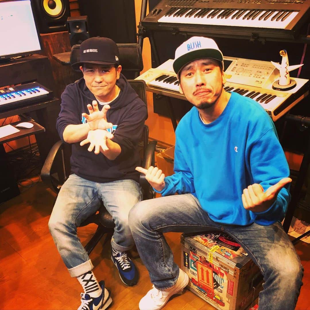 RYO the SKYWALKERのインスタグラム：「例のやつぶっかましてきました。big up Junior !! #ryothe #redspider #zumzumchannel #一発録り」