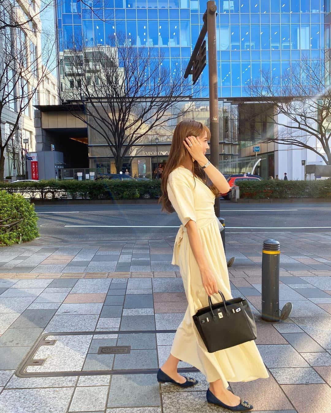 岡部あゆみさんのインスタグラム写真 - (岡部あゆみInstagram)「打ち合わせへ🌸🍃 天気よすぎた♡ ぽかぽか^ ^」3月19日 22時00分 - ayumi_okabe