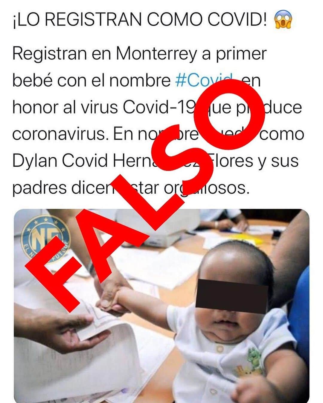 Despierta Americaさんのインスタグラム写真 - (Despierta AmericaInstagram)「Se comprueba que bebé no fue registrado con el nombre de COVID en “honor” al virus en Monterrey. Fue idea de alguien que no tenía mucho que hacer.」3月19日 22時36分 - despiertamerica