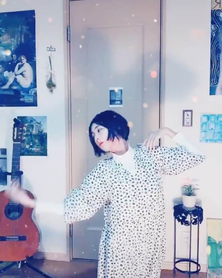 木村仁美のインスタグラム：「《報告》お部屋でついに青い海の中に入れました🌫 #TikTok  𝒸𝒽𝒶𝓂𝒾 のdance投稿動画。  ということで、ついにはじめてみました。インスタでもたまに 【 #ちゃみムービー 🎥】 にて載せてましたが、お部屋で即興ダンスを踊る…💃 . ちゃみのいつもの日常を切り取りました。🕊 . . TikTokはこういう使い方も出来るんですね！ (カラポンTikTokが可愛すぎて影響受けた人←) . ダンスの動画などにまつわるものを 多く載せたいです❁ . . よろしければ【chami_official】のアカウントをフォローしてくださいね🌛💎 . . . . . #ちゃみダンス #chami_dance #dancelove #tiktokdancer #ダンス動画 #tiktokjapan #日常を楽しむ #お部屋はステージ」