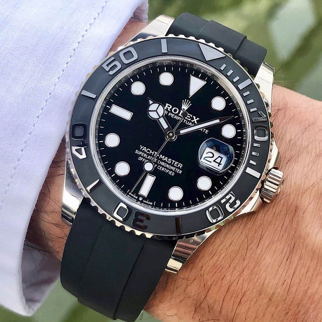Daily Watchさんのインスタグラム写真 - (Daily WatchInstagram)「The 2019 Rolex Yachtmaster 42 in White Gold. What do you think about this model? 🤔 Photo by @watchshow_rolex_israel」3月20日 19時00分 - dailywatch