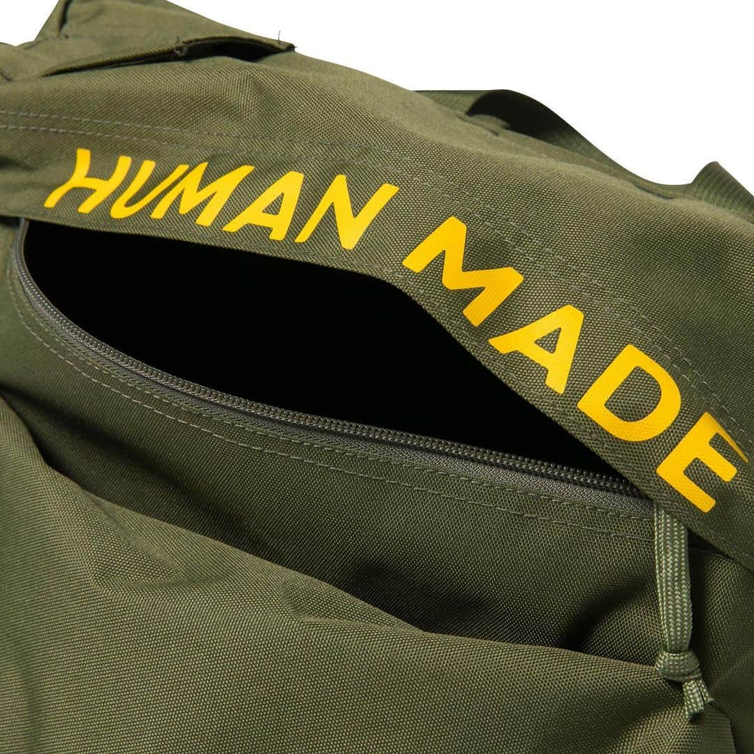 HUMAN MADEさんのインスタグラム写真 - (HUMAN MADEInstagram)「"MILITARY RUCKSACK" now available in store and online. www.humanmade.jp  ミリタリーテイストのリュックサックです。 PCやタブレットが入る内ポケットやベルトで開閉できるアウトポケットを装備するなど、機能と実用性に優れたアイテムです。 Military style backpack, interior pocket for laptops and other electronics.」3月20日 11時02分 - humanmade