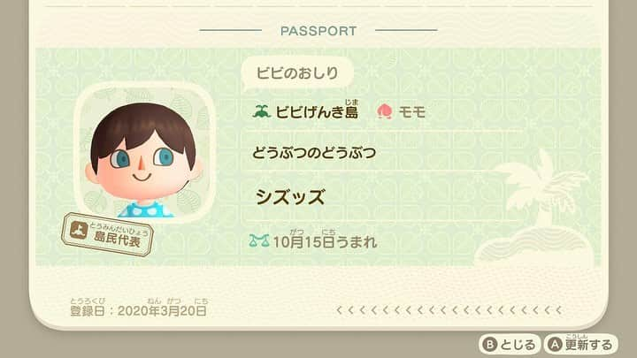 雫さんのインスタグラム写真 - (雫Instagram)「ビビげんき島です #あつまれどうぶつの森  #AnimalCrossing  まめつぶちゃん本当に可愛い」3月20日 12時52分 - plkshizuku