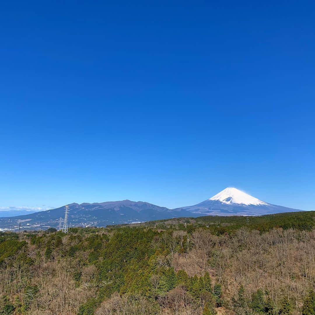 三島スカイウォーク／公式さんのインスタグラム写真 - (三島スカイウォーク／公式Instagram)「とてもお天気が良く、吊橋を気持ちよく渡れます🚶‍♂️🎶 雪化粧した綺麗な富士山の写真が撮れました🗻✨📸 本日は時間を30分拡大して17:30まで営業いたします🙋‍♀️」3月20日 13時05分 - mishima_skywalk