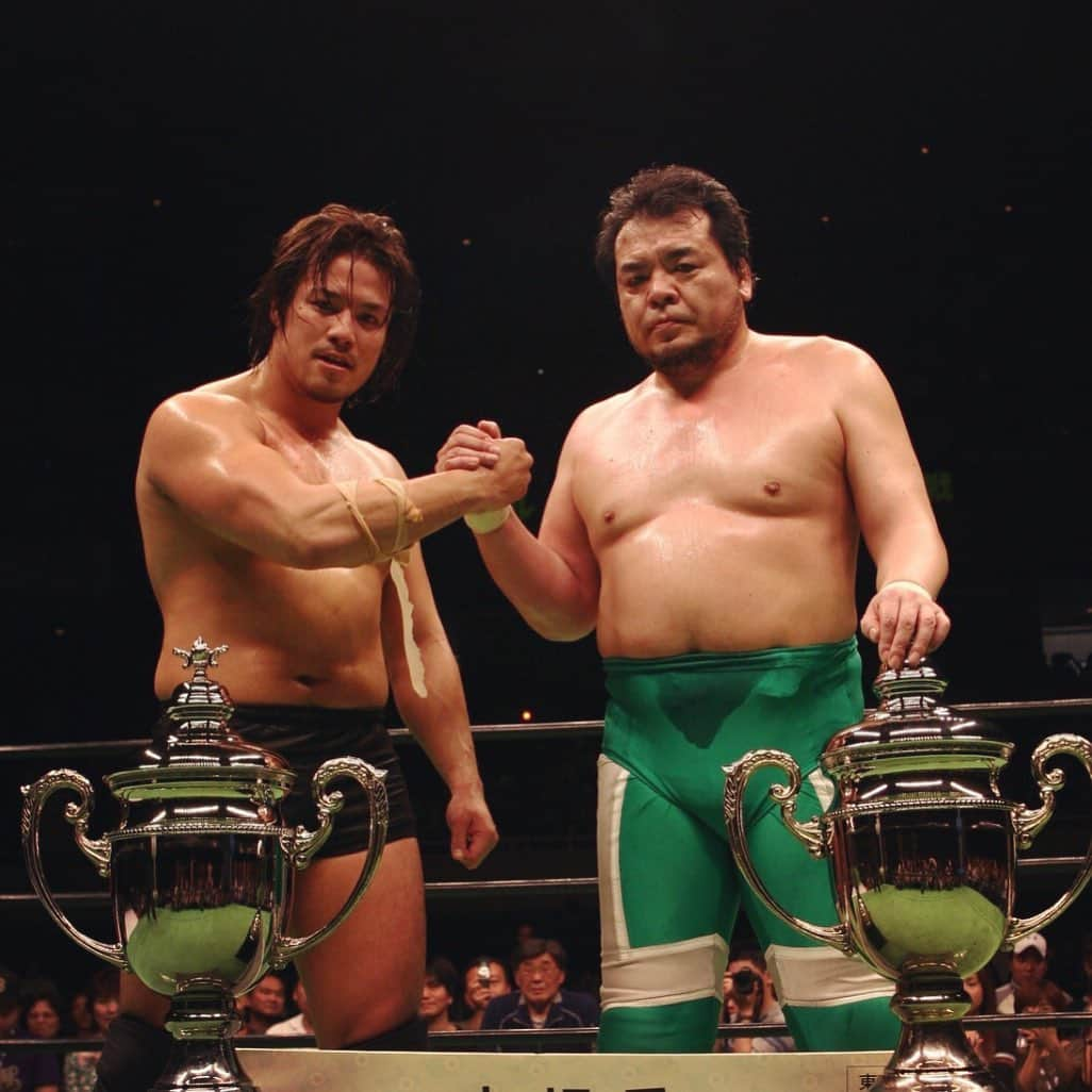 プロレスリング・ノアさんのインスタグラム写真 - (プロレスリング・ノアInstagram)「グローバル・タッグリーグ’09優勝 三沢光晴&潮崎豪 2009年5月6日（日本武道館） #noah_ghc #プロレスリングノア #プロレス #prowrestler #prowrestling #prowrestlingnoah #三沢光晴 #潮崎豪 #gtl」3月20日 14時17分 - noah_ghc