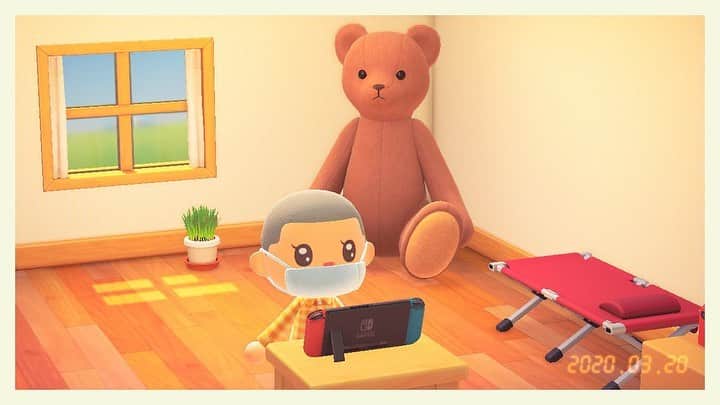 瀬戸弘司のインスタグラム：「「あつまれ どうぶつの森」はじめました。  #どうぶつの森 #AnimalCrossing #ACNH #NintendoSwitch」