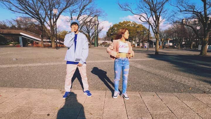 TAKUMIのインスタグラム：「🌸🦋 w/ @reina_queenme  @chrisbrownofficial - Sexy  feat. @treysongzofficiial  @goprojp @gopro  #chrisbrown #goprojp  #treysongz  #goprohero8black」