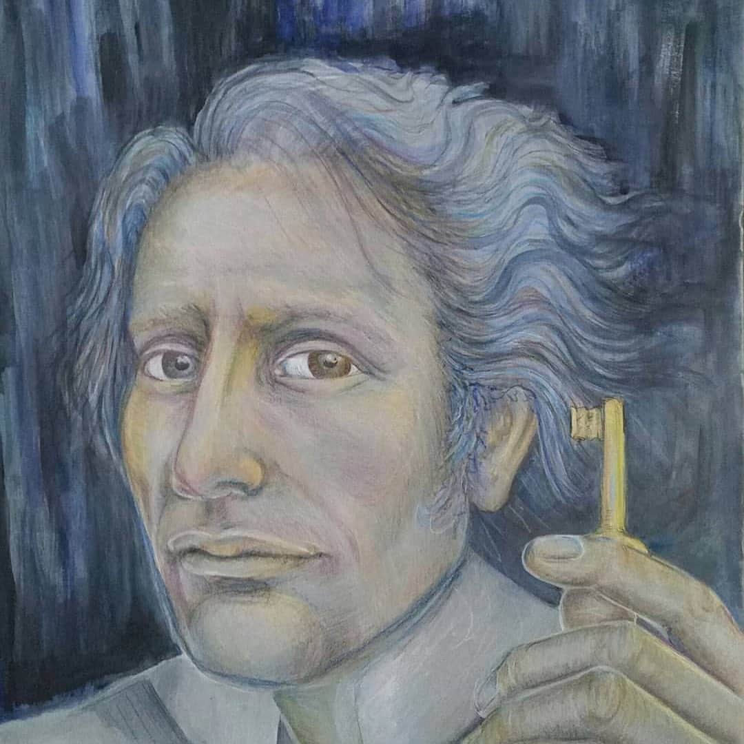 マッツ・ミケルセンさんのインスタグラム写真 - (マッツ・ミケルセンInstagram)「💙 @colorful.wood.space created Mads as 'Bluebeard' for #FanArtFriday.  #MadsFriday #TeamMads #TheOfficialMads」3月21日 0時07分 - theofficialmads