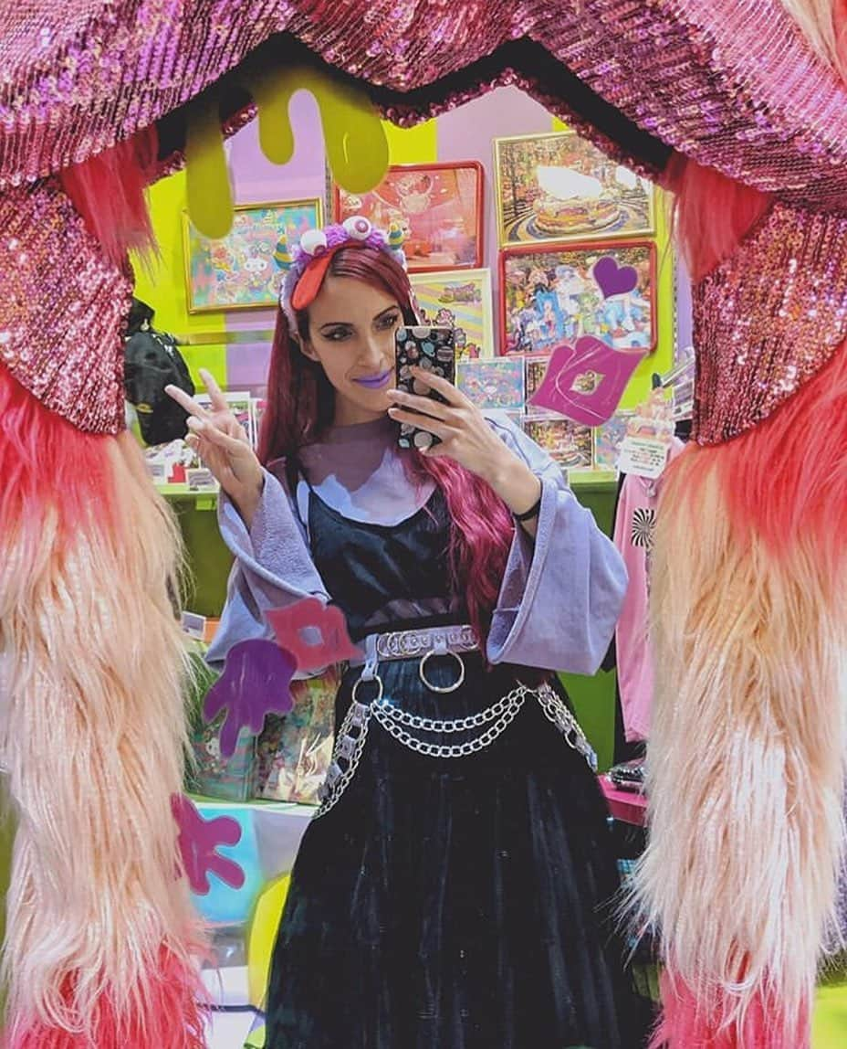 KAWAII MONSTER CAFEさんのインスタグラム写真 - (KAWAII MONSTER CAFEInstagram)「Let's enjoy KAWAII goods💋 You can buy it at the @kawaiimonstercafe goods shop🌈💓 Repost from @ruby_rust 💟Thank you for coming 💙❤️💚🧡💜💛 #kawaiimonstercafe #monstercafe #カワイイモンスターカフェ  #destination #tokyo #harajuku #shinuya #art #artrestaurant #colorful #color #pink #cafe #travel #trip #traveljapan #triptojapan #japan #colorfulfood #rainbow #rainbowcake #rainbowpasta #strawberry #pancakes #takeshitastreet #harajukustreet #harajukugirl #tokyotravel #onlyinjapan」3月21日 0時22分 - kawaiimonstercafe