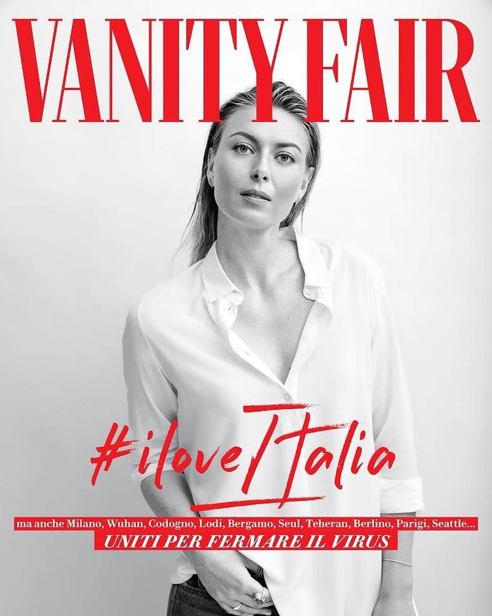 マリア・シャラポワのインスタグラム：「I was introduced to Italy as a little girl and fell in love with it immediately. In all fairness, it is very hard not to fall in love with. 😉🤷🏼‍♀️ As @vanityfairitalia put together these images in support of Italy, I couldn’t help but reminisce on all the beautiful memories I hold. In the past year, I spent most of my training in Italy and considered it my second home. I ate more pasta Genovese than anyone should be allowed to. I met new friends and a team who significantly impacted my outlook on the value of quality of work. On the roads, I improved my driving ( or worsened them😂) as I often received slightly dramatic gestures from local taxi drivers. 🙃  And by looking back, I am also positively dreaming of the future. Visiting our friends in Positano for a sunset swim on the Amalfi, my little family in Old Bordighera for a spritz and salame board, and the crowded streets through Rome which I will never take for granted.  As we navigate through so many unknowns together, let’s do it with kindness, love, and optimism—All the beautiful qualities Italia has shared with me. Please 🙏🏻 #stayhome」