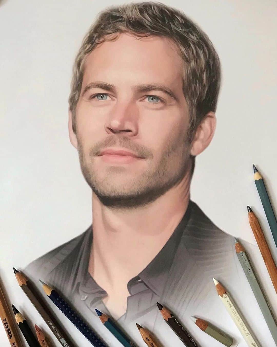 ポール・ウォーカーのインスタグラム：「Whoa… ⁣⁣ 🎨: @_litvinalena_⁣⁣ #FanArtFriday #TeamPW」