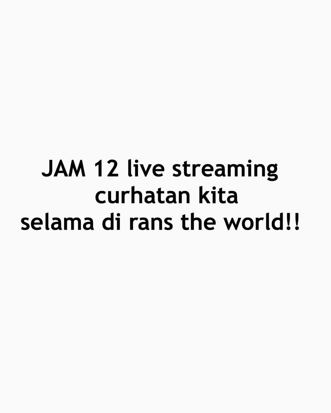 Raffi Ahmadさんのインスタグラム写真 - (Raffi AhmadInstagram)「Msh pd inget ini dimn?? Msh pd kuruuss😂😂🤣🤣 ..ini RansNesia kitaa..abis itu kita langsung keliling duniaaa. Kita akan curhat keliling duniaa nanti live streaming sekitar jam 12 di youtube @rans.entertainment  Buat yg lupa link di biooo kita ada dimana . . @energen_id」2月26日 12時24分 - raffinagita1717