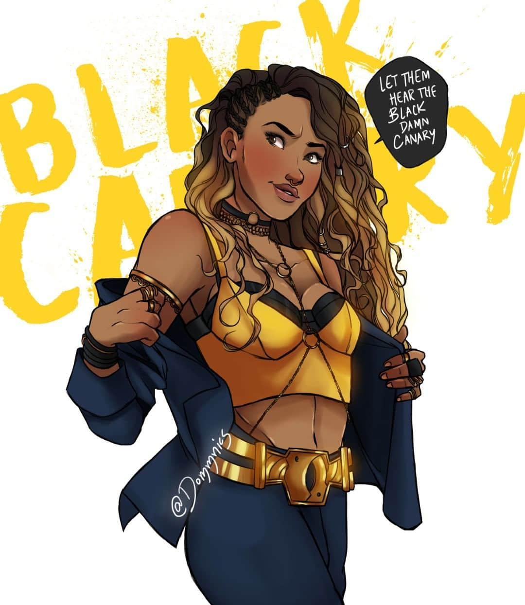 Tumblrさんのインスタグラム写真 - (TumblrInstagram)「We stan a true badass 🦅 — dommnics.tumblr.com #tumblrstaffpicks: @dommnics⁠ #blackcanary #birdsofprey #blackhistorymonth #blackexcellence365」2月26日 4時10分 - tumblr