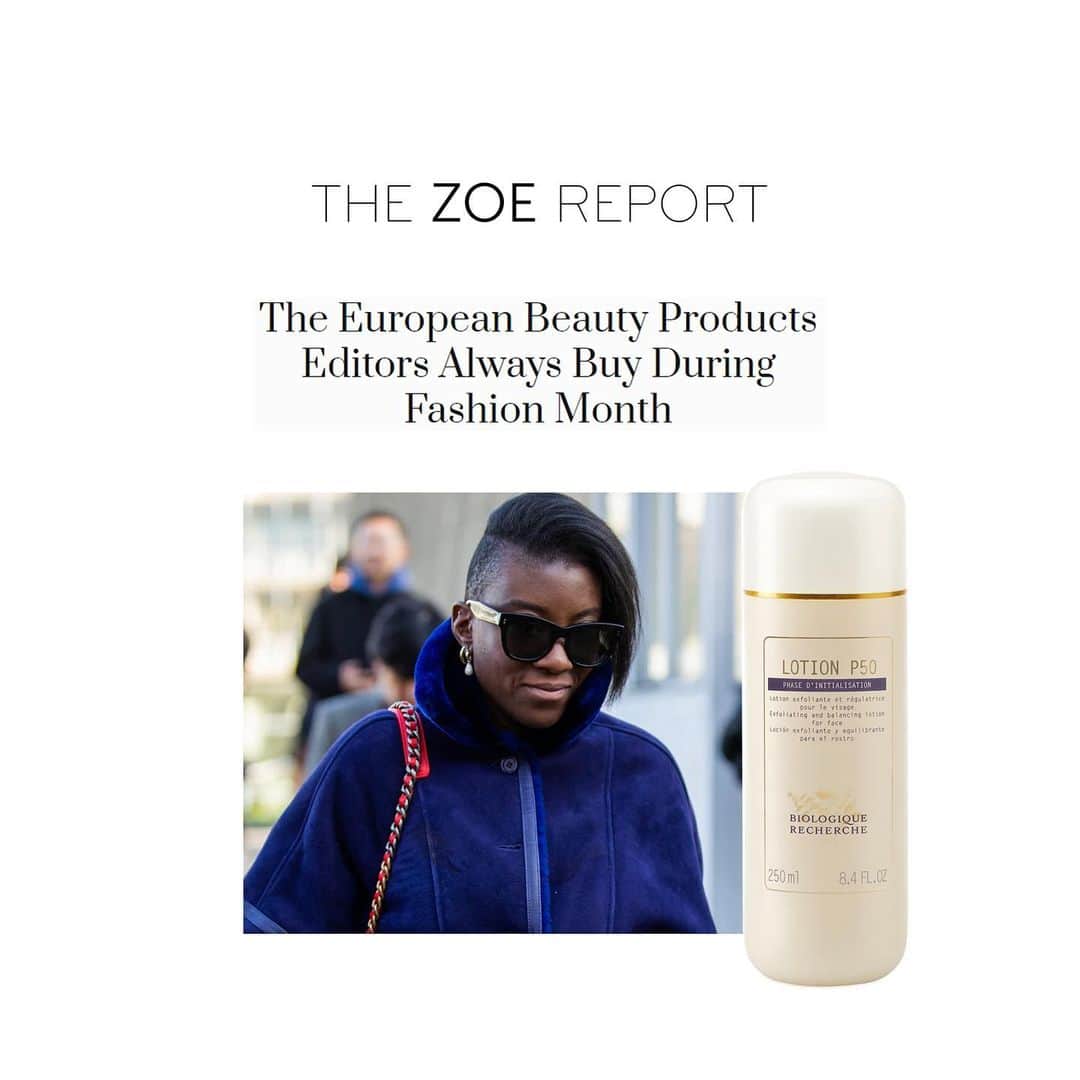 Biologique Recherche USAさんのインスタグラム写真 - (Biologique Recherche USAInstagram)「February month means Fashion month! For the occasion, @thezoereport  goes over "The European Beauty Products Editors Always Buy During Fashion Month". Among them? Our cult Lotion P50. "I think this may be the season I swing by the Biologique Recherche Spa and pick up one of the P50 exfoliators every raves about," shares @nikkiogun, Fashion Director for @gq. "After New York Fashion Week, it’ll be time to slough off some dead skin and start anew." • • • #biologiquerecherche #passion #expert #beauty #skin #skincare #facecare #followyourskininstant #buildingbetterskin #skininstant #fashionweek #fashionweek2020 #fashionmonth #lotionp50 #toner #exfoliator #newyorkfashionweek #nikkiogunnaike #glow #glowingskin」2月26日 7時36分 - biologique_recherche_usa