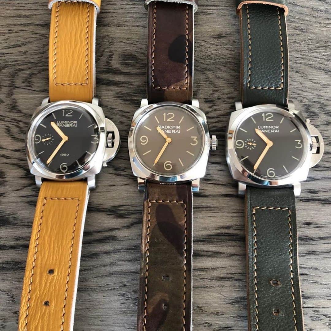 パネライのインスタグラム：「What a triple threat. The #Panerai #PAM127, #PAM662 & #PAM1080. Which one is your favorite? Pic by @ahoi1950 #paneraicentral」