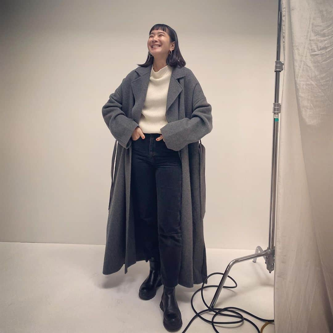 百々千晴さんのインスタグラム写真 - (百々千晴Instagram)「@stylist_kumisaito_  の #norcbytheline  のコート🧥　最高最強説🤟」2月26日 9時34分 - dodo_chiharu