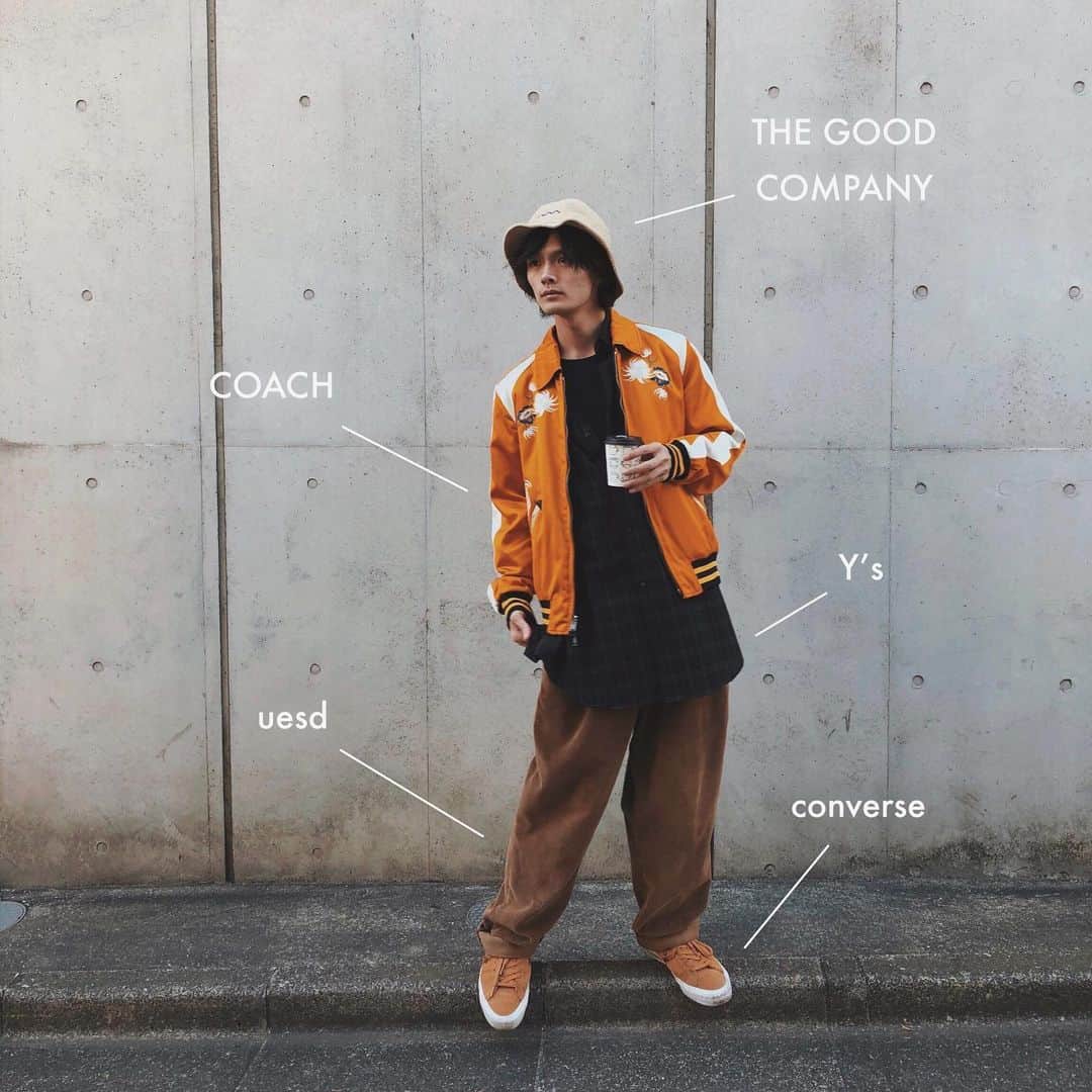 長坂 睦生さんのインスタグラム写真 - (長坂 睦生Instagram)「【#Fashion_mut】﻿ 意味もなく5駅分くらい散歩した日。 #thegoodcompany #coach #ys #used #converse #cons」2月26日 21時50分 - mutsukinagasaka