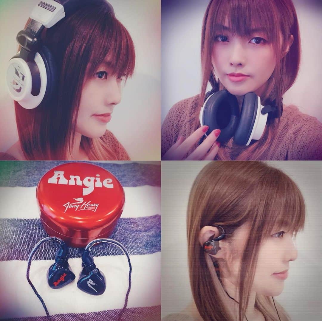 佐咲紗花のインスタグラム：「headphone: 　#ULTRASONE Signature DJ  earphone: 　JH AUDIO #Angie Universal Fit」