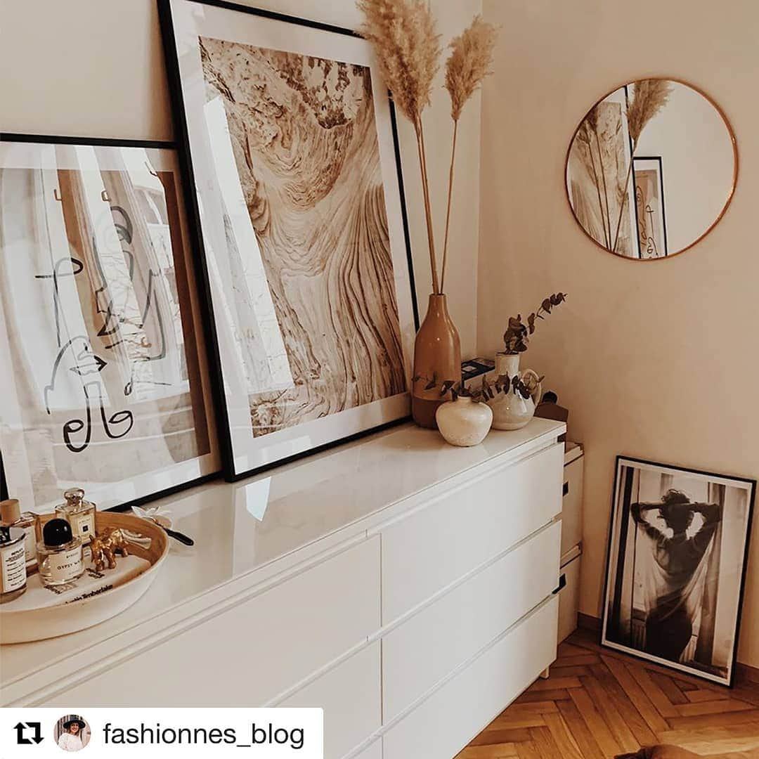 IKEA Austriaさんのインスタグラム写真 - (IKEA AustriaInstagram)「Gemütlich und mit Stil – das Herzstück von @fashionnes_blog ist unsere zeitlose MALM Kommode. 👌🏻✨ #IKEAat #Regram // MALM Kommode mit 6 Schubladen € 149,-」2月26日 19時07分 - ikeaaustria