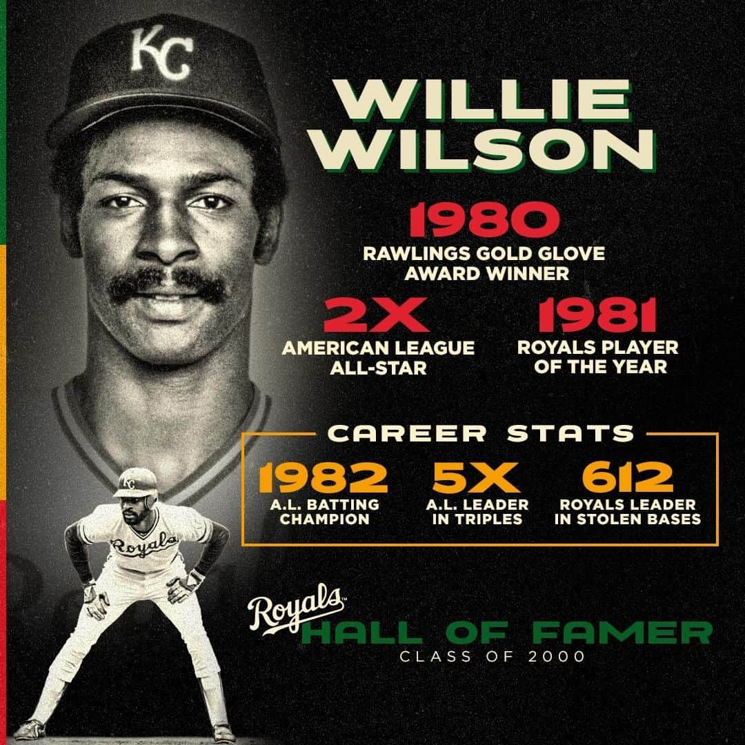 カンザスシティ・ロイヤルズさんのインスタグラム写真 - (カンザスシティ・ロイヤルズInstagram)「Blazing speed and daring play made Willie Wilson a dynamic force both on the base paths and in the field for the #Royals. #BlackHistoryMonth #AlwaysRoyal」2月26日 23時00分 - kcroyals