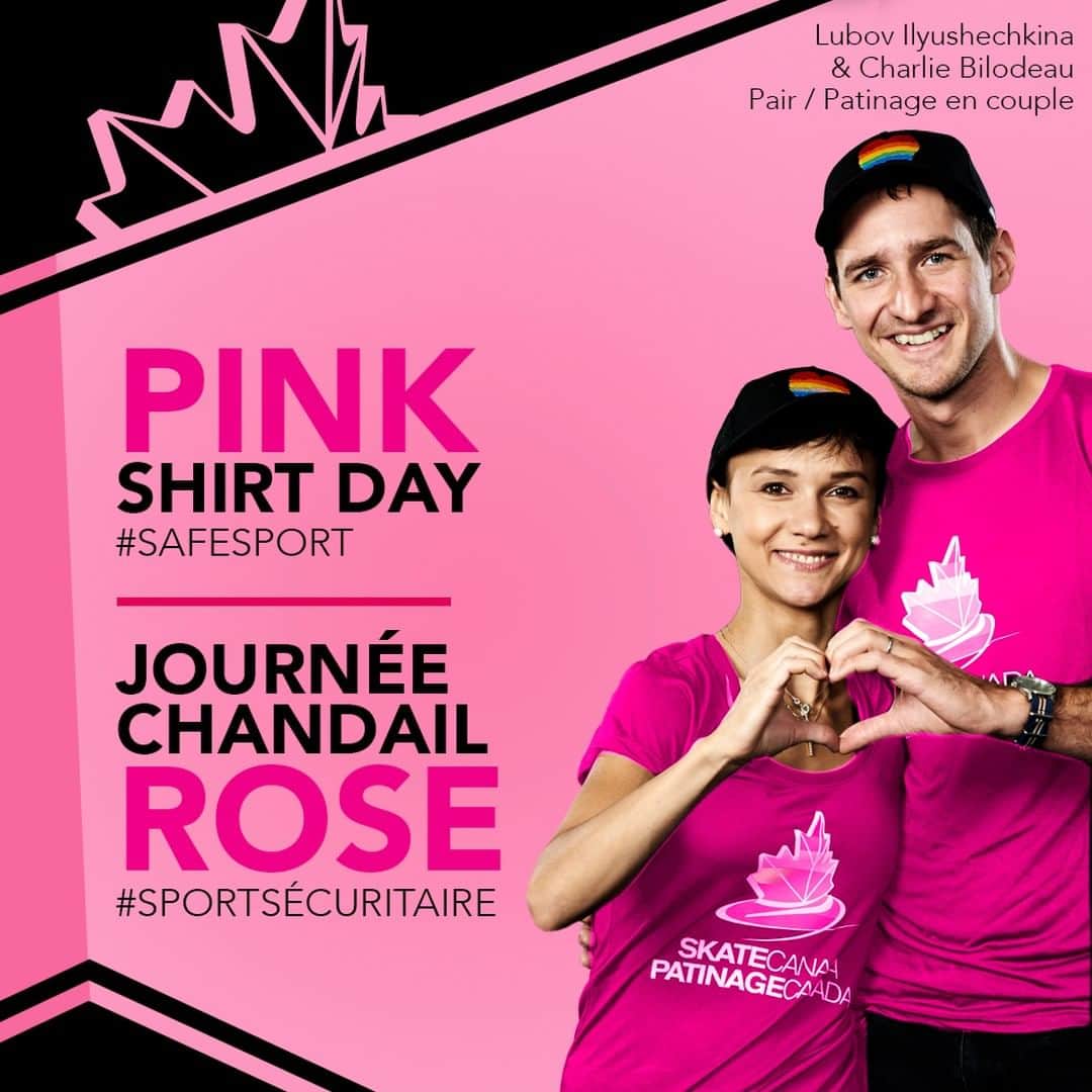 Skate Canadaさんのインスタグラム写真 - (Skate CanadaInstagram)「On Pink Shirt Day, Skate Canada is proud to wear pink and take a stand against bullying. We can’t stress enough the importance of understanding the effects of bullying, so let’s lift each other up! Learn more about #PinkShirtDay2020 ➡️https://www.pinkshirtday.ca/ #SafeSport  La Journée du chandail rose, Patinage Canada est fier de porter du rose et de lutter contre l’intimidation, dont l’impact ne peut être assez souligné – soutenons-nous les uns les autres! Renseignements sur la #Journéeduchandailrose ➡️https://www.pinkshirtday.ca/ #Sportsécuritaire」2月26日 23時45分 - skate_canada