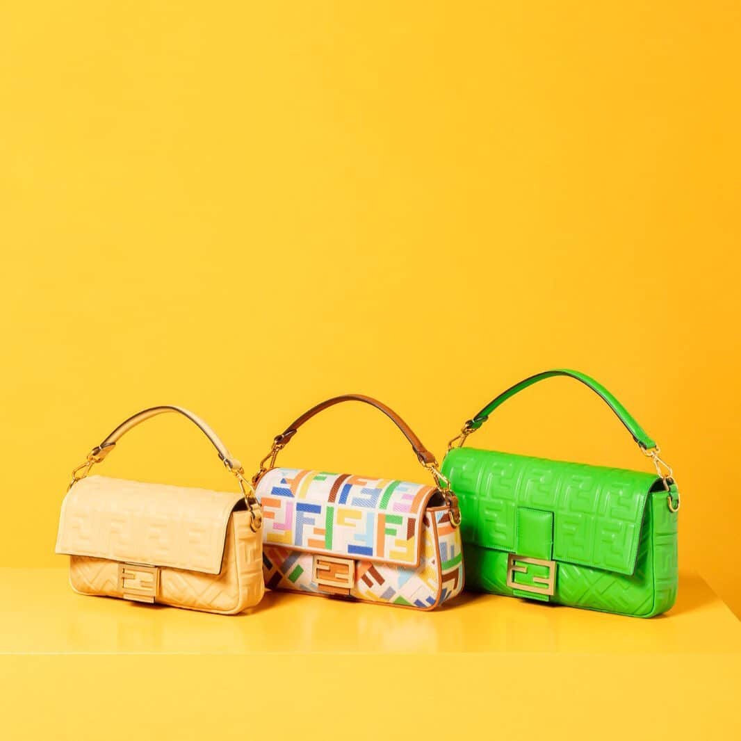 Fendiさんのインスタグラム写真 - (FendiInstagram)「From neutral to neon shades, explore the season’s #FendiBaguette edit to suit every personality. Tap the link in bio to shop your favorites.」2月27日 0時10分 - fendi