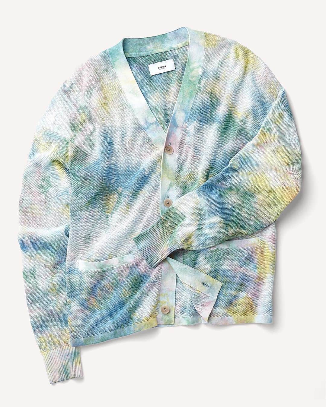 オバディア&サンズのインスタグラム：「Marbled Cardigan available 2/28.」