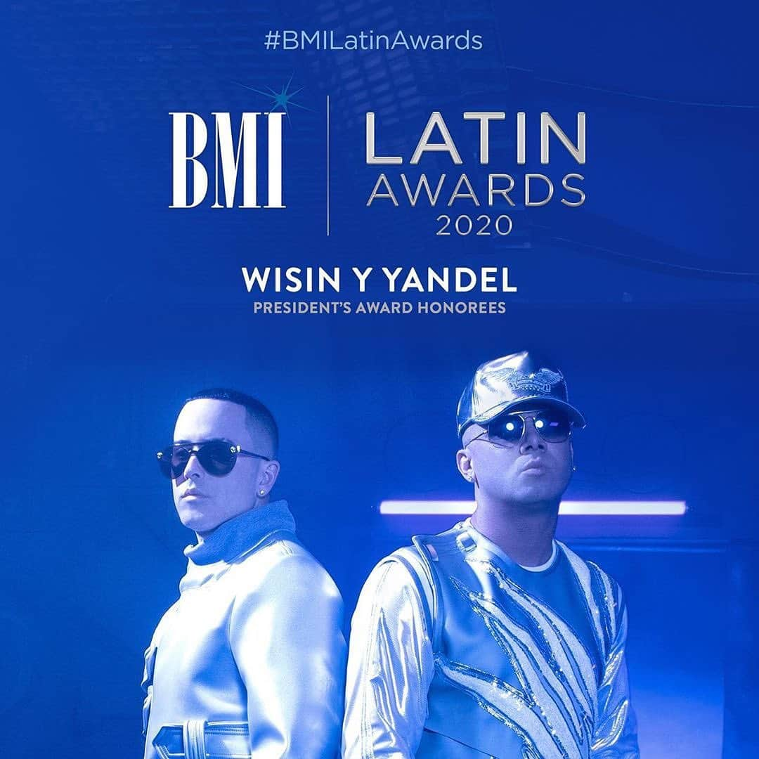 ウィジンさんのインスタグラム写真 - (ウィジンInstagram)「Un gran honor, gracias @bmi Posted @withregram • @bmi We are thrilled to honor multiple award-winning reggaetón duo @WisinyYandel with the BMI President’s Award at the 27th Annual #BMILatinAwards. The Puerto Rican duo’s music has infiltrated dancefloors, radio airwaves and TV screens worldwide since the late '90s with hits such as “Rákata,” “Ahora Es,” “Llame Pa’ Verte” and “Algo Me Gusta de Ti,” which all landed on the Top 10 of Billboard’s Hot Latin Songs chart. @Wisin y @Yandel brought reggaetón from an underground genre to the mainstream that led to groundbreaking collaborations with pop artists such as #ChrisBrown, #TPain, #JenniferLopez, #RickyMartin, #LuisFonsi and #EnriqueIglesias, among others. They’ve released ten full-length albums, resulting in millions of sales and multiple certified platinum and gold awards. In 2005,Pa’l Mundo became their first No. 1 on Billboard’s Top Latin Albums chart and has remained one of reggaetón’s most significant and commercially successful releases to date! #WisinyYandel」2月27日 0時57分 - wisin