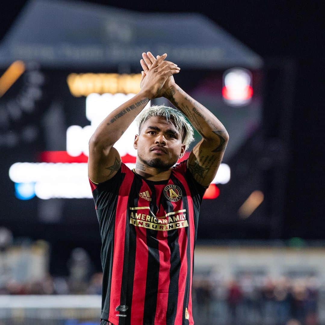 ホセフ・マルティネスのインスタグラム：「Great win last night , thanks ATLANTA for your support always ❤️😡」