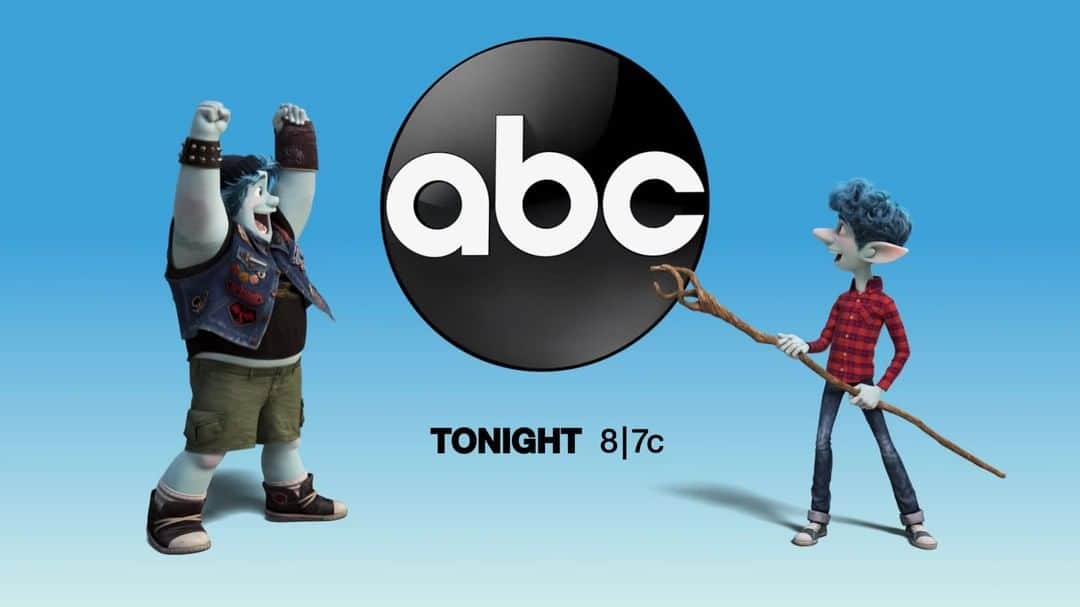 アメリカン・ブロードキャスティング・カンパニーのインスタグラム：「#PixarOnward is taking over ABC for an evening of magic and adventure! Stay tuned for a special look of @PixarOnward during #SingleParents tonight on ABC!」