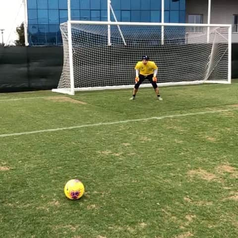 ルイージ・セーペのインスタグラム：「lavorando per parare l’infortunio...🧤⚽ #parma #allenamento #serieA」