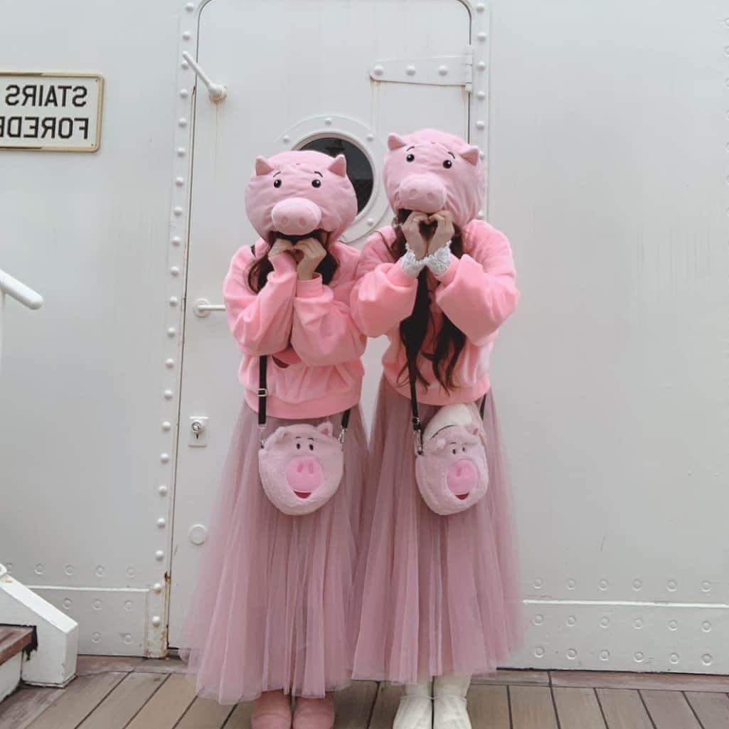 雨宮めるさんのインスタグラム写真 雨宮めるinstagram 久々の 東京ディズニーシー Tokyodisneysea Disneysea ハム ハムコーデ Ham Hamcorde トイストーリー Toystory キャラクターコスプレ 豚 豚コスプレ Cosplay 2月27日 10時00分 Amamiya Melty