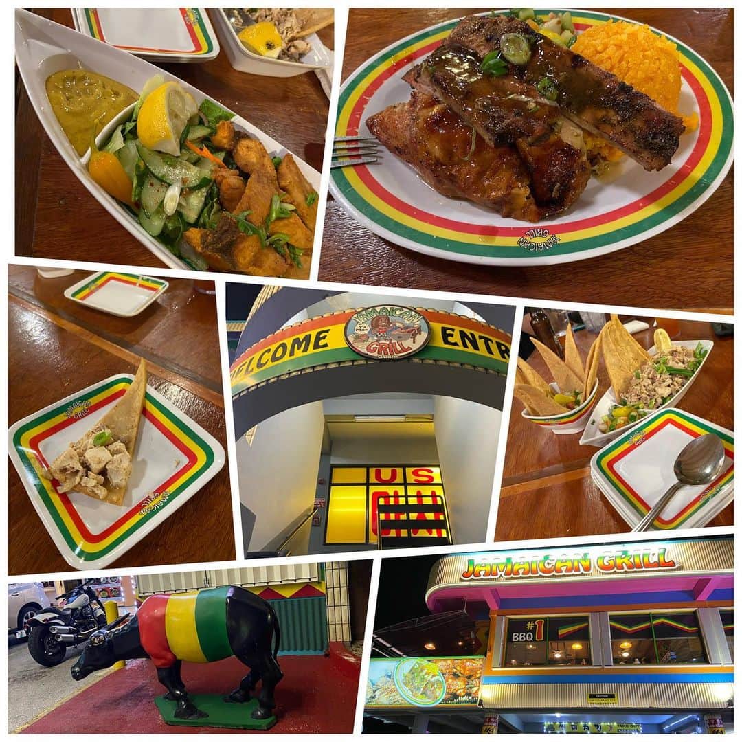 MAYUMIのインスタグラム：「@jamaicangrill  #yummy」