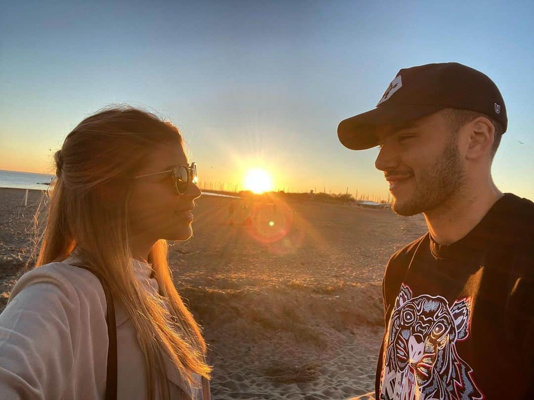 ヘロニモ・ルジのインスタグラム：「L’hiver á Montpellier avec mon Amour! @rocioesposito」