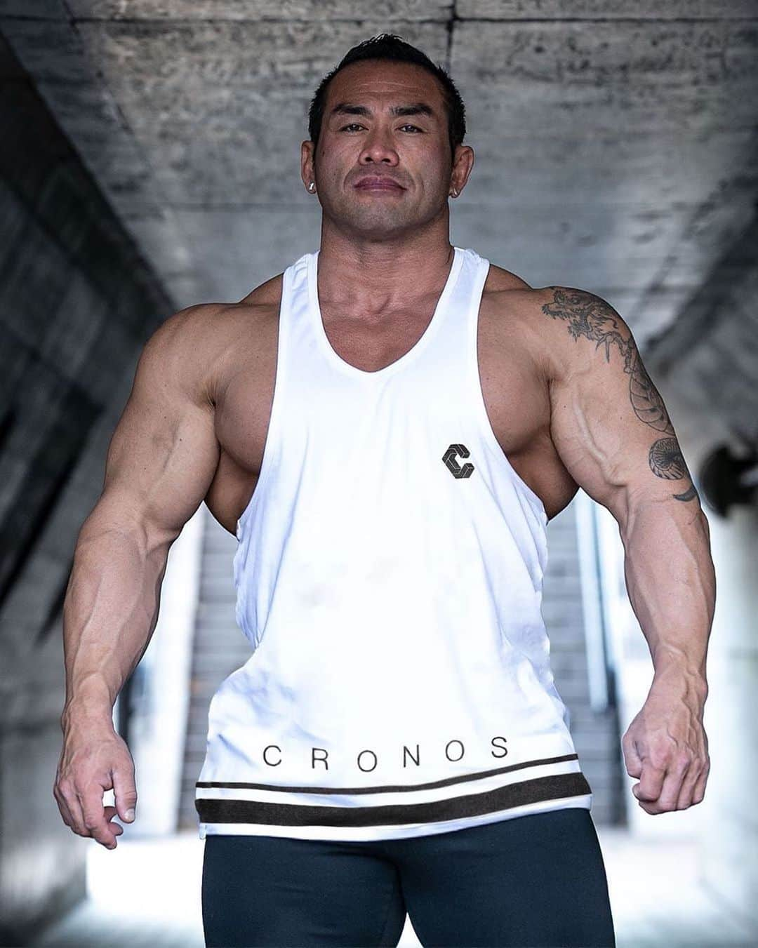 Hidetada Yamagishiさんのインスタグラム写真 - (Hidetada YamagishiInstagram)「. CRONOS HEM TWO LINE TANK TOP/white . Model @hideyamagishi . Photography  @asiagrapher_mk  #cronos#madeinjapan」2月28日 1時06分 - hideyamagishi