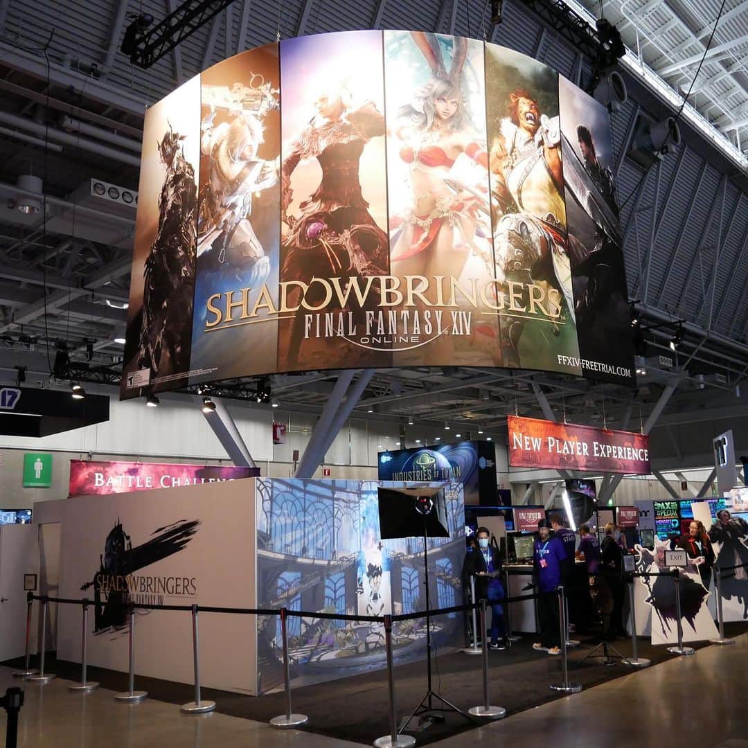 FINAL FANTASY XIVさんのインスタグラム写真 - (FINAL FANTASY XIVInstagram)「Good morning #PAXEast! Come visit the #FFXIV booth and battle the Ruby Weapon, challenge Ifrit to win a Starter Edition, or get some cool swag!  We also have lots of awesome merch for sale next to our booth! #FF14」2月28日 1時25分 - ffxiv