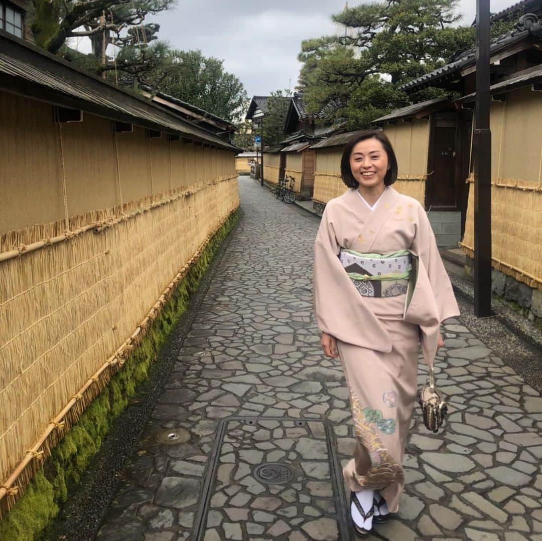 南早苗さんのインスタグラム写真 - (南早苗Instagram)「雪や凍結から土塀を守る「こも」 来月上旬には、取り外し作業が行われます。  本当はこの日、金沢市工芸展の呈茶席でお手伝いをする予定だったのですが、、呈茶に関しては中止となり、空いた時間で行ってきました！  金沢には着物で立ち寄りたいスポットがたくさんあります😊  #長町武家屋敷跡　#着物　#kimono  #着物生活　#着物コーディネート　#春を意識したコーデ  #加賀友禅　#石川県　#金沢市　#猫の爪が瞼に刺さり腫れぼったい目　#皆様体調管理にはお気をつけて」2月27日 17時51分 - minamisanae