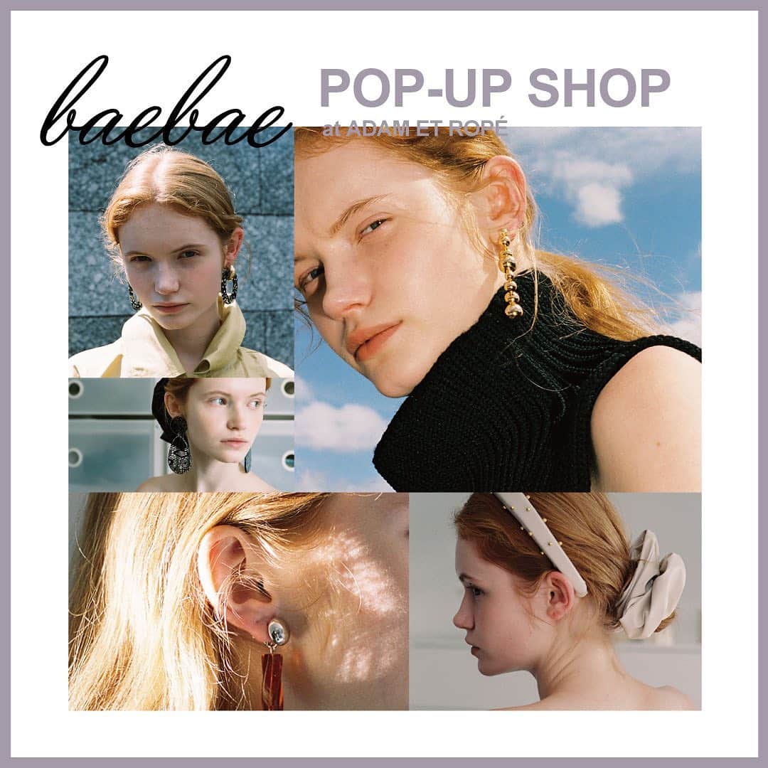 のインスタグラム：「POP-UP SHOP INFORMATION﻿ at LUCUA OSAKA FEMME﻿ ﻿ --topic 1--﻿ baebae POP-UP SHOP﻿ 2.28 FRI. - 3.15 SUN.﻿ ﻿ ソウル発のハンドメイドジュエリーブランド「baebae(べべ)」。﻿アクリル、ガラス、木、宝石用原石など、親しみのある素材を使用した﻿自然を感じる色味と柔らかなムードを表現したアイテムがそろいます。﻿ ﻿ --topic 2--﻿ 77circa POP-UP SHOP ﻿ 2.28 FRI. - 3.15 SUN.﻿ ﻿ 古着と現代のアイテムを中和したような、独特な形や風合いが特徴の「77circa(ナナナナサーカ)」。﻿ 77circaを代表とする、リメイクスウェットやデニムなどの1点物のウエアに加え、﻿コレクションからセレクトしたシャツやオールインワンがそろいます。﻿ ﻿ ＼present🎁／﻿ 先着で77circaのアイテムご購入のお客様にキーホルダーをプレゼントいたします。﻿ ﻿ ◾︎問い合わせ﻿ ルクア大阪 FEMME：06-6347-0913  @adametrope  @baebae_official  @1977circa  #adametrope#baebae#77circa」
